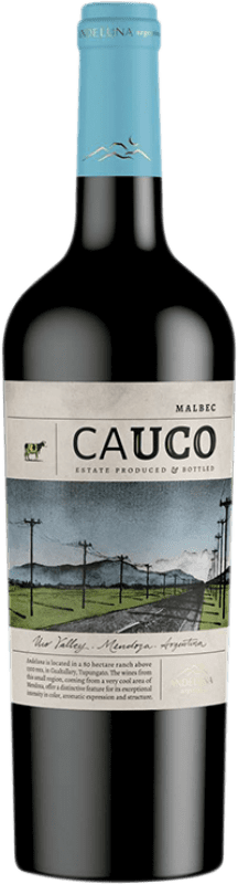 18,95 € | Vin rouge Andeluna Cauco I.G. Valle de Uco Uco Valley Argentine Malbec 75 cl