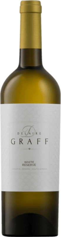 Free Shipping | White wine Delaire Graff White Reserve Western Cape South Coast South Africa Sauvignon White, Sémillon 75 cl