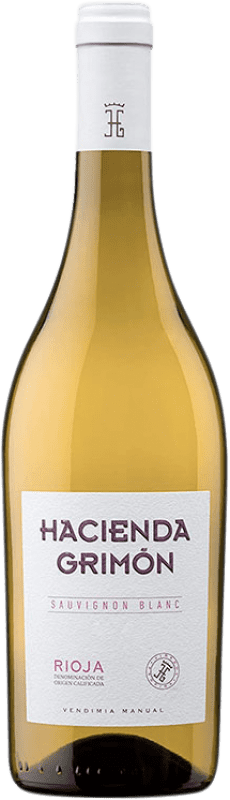 Бесплатная доставка | Белое вино Hacienda Grimón Blanco Молодой D.O.Ca. Rioja Ла-Риоха Испания Sauvignon White 75 cl