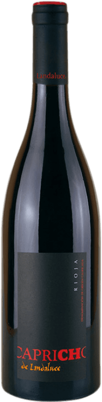 Kostenloser Versand | Rotwein Landaluce Capricho Crianza — Kurze Fassreifung D.O.Ca. Rioja Baskenland Spanien Tempranillo 75 cl