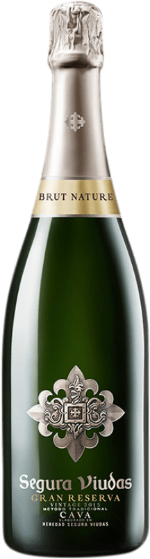 18,95 € | 白スパークリングワイン Segura Viudas ブルットの自然 グランド・リザーブ D.O. Cava カタロニア スペイン Macabeo, Chardonnay 75 cl