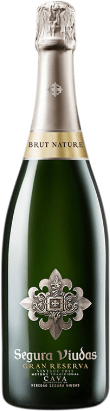 25,95 € 送料無料 | 白スパークリングワイン Segura Viudas ブルットの自然 グランド・リザーブ D.O. Cava