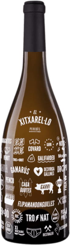 Бесплатная доставка | Белое вино Democratic El Xitxarel·lo D.O. Penedès Каталония Испания Xarel·lo 75 cl