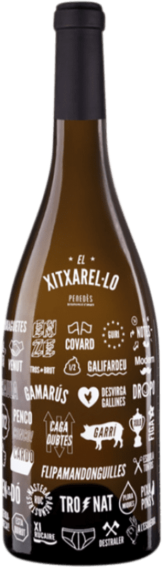 9,95 € Envio grátis | Vinho Branco Democratic El Xitxarel·lo D.O. Penedès
