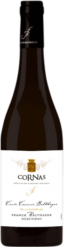 Free Shipping | Red wine Franck Balthazar Cuvée Casimir Balthazar A.O.C. Cornas France Syrah 75 cl