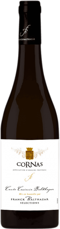 Kostenloser Versand | Rotwein Franck Balthazar Cuvée Casimir Balthazar A.O.C. Cornas Frankreich Syrah 75 cl