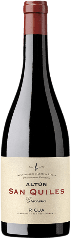 44,95 € | Красное вино Altún San Quiles D.O.Ca. Rioja Страна Басков Испания Graciano — Грасиано 75 cl