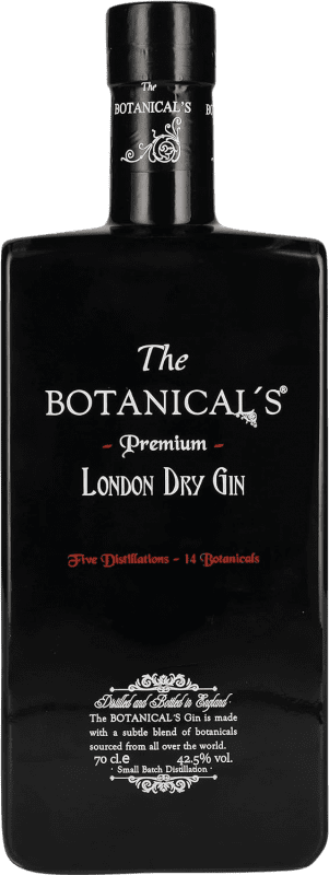 Envio grátis | Gin Langley's Gin The Botanical's Reino Unido 70 cl