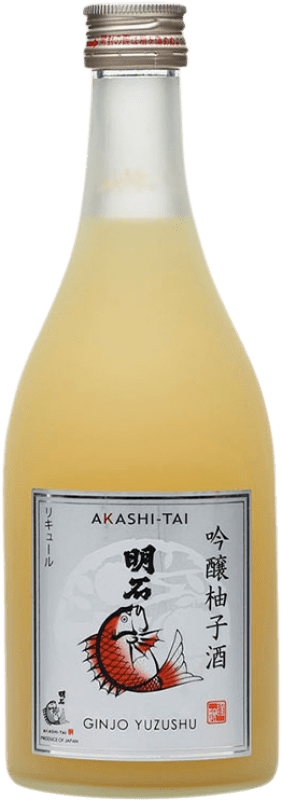 39,95 € Kostenloser Versand | Sake Akashi-Tai Ginjo Yuzushu Medium Flasche 50 cl