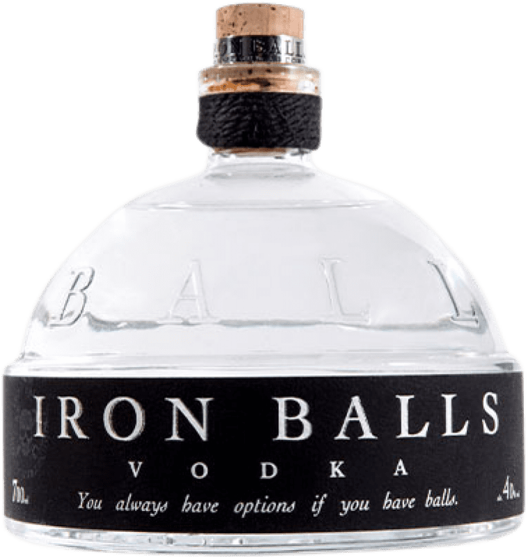 Free Shipping | Vodka Sutton & Co Iron Balls Germany 70 cl