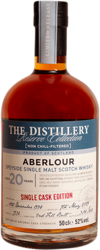 249,95 € 免费送货 | 威士忌单一麦芽威士忌 Aberlour Reserve Collection Single Cask Edition 预订 20 岁 瓶子 Medium 50 cl