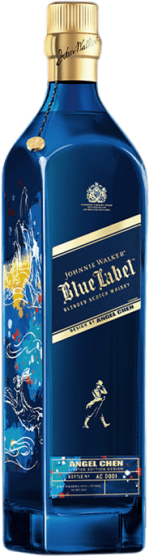 349,95 € Envio grátis | Uísque Blended Johnnie Walker Blue Label Year of the Rabbit Limited Edition