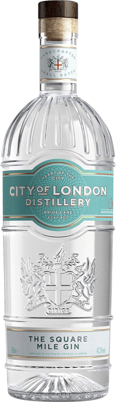 Spedizione Gratuita | Gin City of London The Square Mile Gin Regno Unito 70 cl