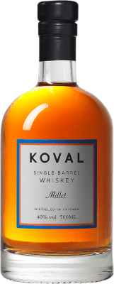 Spedizione Gratuita | Whisky Blended Koval Millet Single Barrel Botte Singolo stati Uniti Bottiglia Medium 50 cl