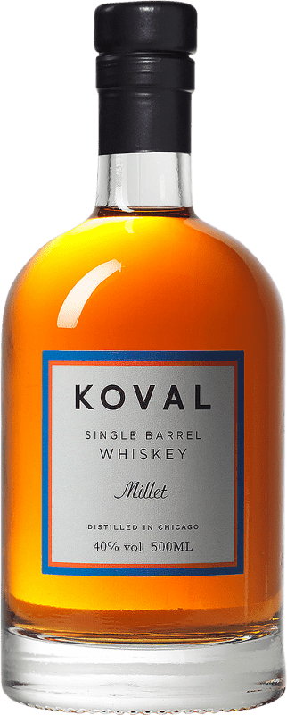 Free Shipping | Whisky Blended Koval Millet Single Barrel United States Medium Bottle 50 cl