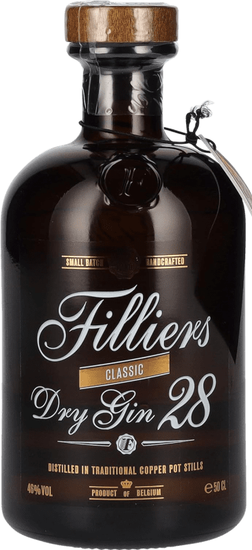 55,95 € Kostenloser Versand | Gin Gin Filliers Classic Dry Gin 28 Medium Flasche 50 cl