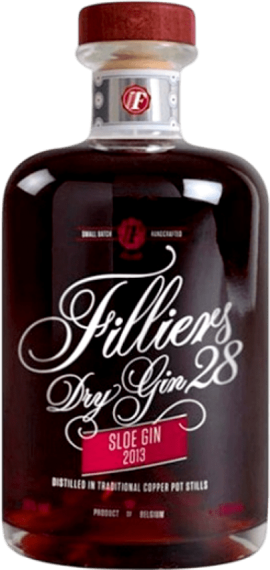 57,95 € Kostenloser Versand | Genever Gin Filliers 28 Medium-Flasche 50 cl Sloe Berries — Schlehenbeeren