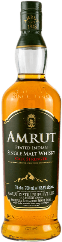 54,95 € | Односолодовый виски Amrut Indian Peated Oak Strength Индия 70 cl