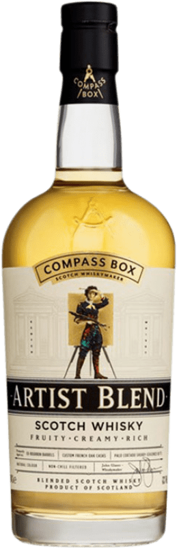 Envoi gratuit | Blended Whisky Compass Box Artist Scotch Ecosse Royaume-Uni 70 cl