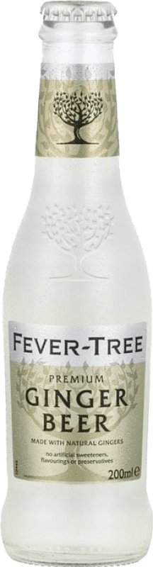 Envoi gratuit | Boîte de 4 unités Boissons Fraîches Fever-Tree Royaume-Uni Petite Bouteille 20 cl Ginger Beer