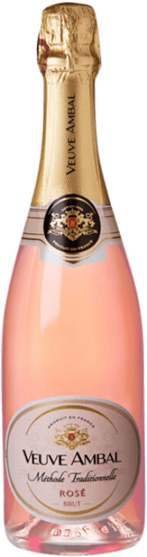 19,95 € Envío gratis | Espumoso rosado Veuve Ambal Méthode Traditionnelle Rosé Brut A.O.C. Crémant de Bourgogne