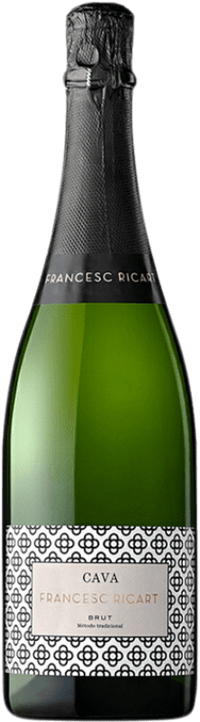 8,95 € | Blanc mousseux Vintae Francesc Ricart Brut D.O. Cava Catalogne Espagne Macabeo, Xarel·lo, Parellada 75 cl