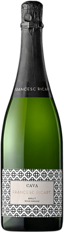 免费送货 | 白起泡酒 Vintae Francesc Ricart 香槟 D.O. Cava 加泰罗尼亚 西班牙 Macabeo, Xarel·lo, Parellada 75 cl