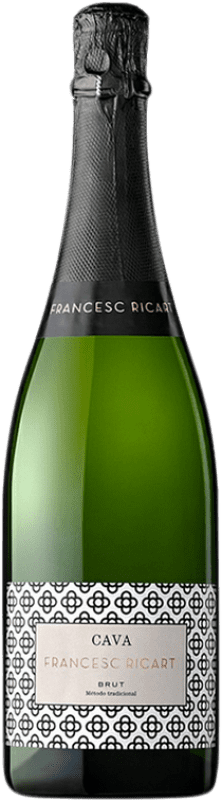 10,95 € Kostenloser Versand | Weißer Sekt Vintae Francesc Ricart Brut — Herb D.O. Cava