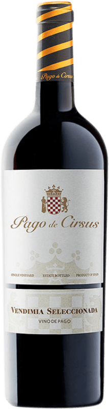Free Shipping | Red wine Pago de Cirsus Finca Bolandín Vendimia Seleccionada Navarre Spain Tempranillo, Merlot, Syrah 75 cl