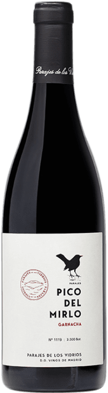 23,95 € | Красное вино Parajes de Los Vidrios Pico del Mirlo D.O. Vinos de Madrid Сообщество Мадрида Испания Grenache 75 cl