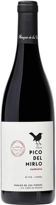 Free Shipping | Red wine Parajes de Los Vidrios Pico del Mirlo D.O. Vinos de Madrid Madrid's community Spain Grenache 75 cl