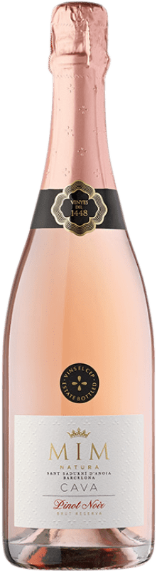 12,95 € | Espumante branco El Cep Mim Natura D.O. Cava Catalunha Espanha Pinot Preto Biológico 75 cl