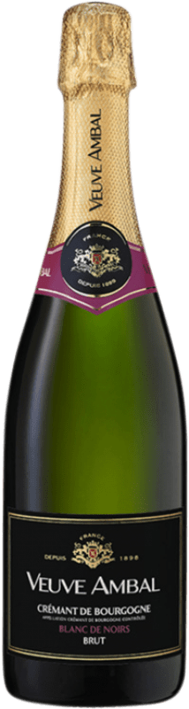 Kostenloser Versand | Weißer Sekt Veuve Ambal Blanc de Noirs A.O.C. Crémant de Bourgogne Burgund Frankreich Spätburgunder, Gamay 75 cl