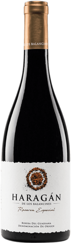 Free Shipping | Red wine Pago Los Balancines Haragán Reserve D.O. Ribera del Duero Estremadura Spain Grenache Tintorera, Tinta Roriz 75 cl