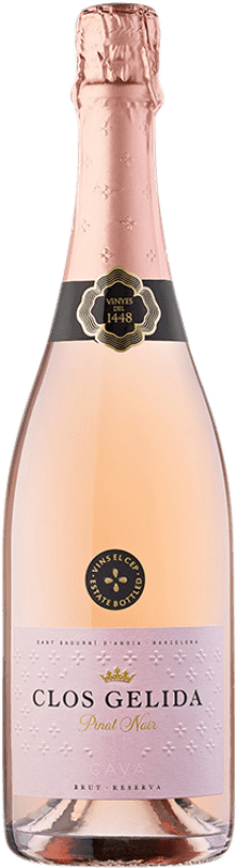 16,95 € | Белое игристое El Cep Clos Gelida брют Резерв D.O. Cava Каталония Испания Pinot Black 75 cl