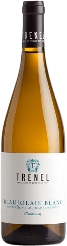 Бесплатная доставка | Белое вино Trénel Blanc A.O.C. Beaujolais Beaujolais Франция Chardonnay 75 cl