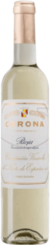 Бесплатная доставка | Креплёное вино Norte de España - CVNE Corona Semiseco — Полусухое D.O.Ca. Rioja Ла-Риоха Испания Macabeo — Макабео Средняя бутылка 50 cl