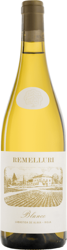 64,95 € | Vino Blanco Ntra. Sra. de Remelluri Crianza D.O.Ca. Rioja La Rioja España Garnacha, Roussanne, Moscato, Viognier, Chardonnay, Sauvignon, Marsanne 75 cl