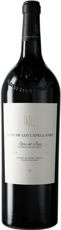 68,95 € Free Shipping | Red wine Pago de los Capellanes Reserva D.O. Ribera del Duero Castilla y León Spain Tempranillo, Cabernet Sauvignon Magnum Bottle 1,5 L