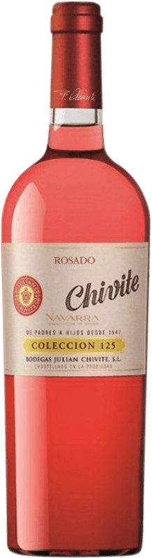 Kostenloser Versand | Roséwein Chivite Colección 125 Jung D.O. Navarra Navarra Spanien Tempranillo, Grenache 75 cl