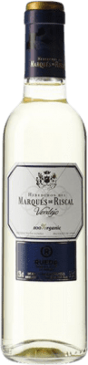 免费送货 | 白酒 Marqués de Riscal 年轻的 D.O. Rueda 卡斯蒂利亚莱昂 西班牙 Verdejo 半瓶 37 cl