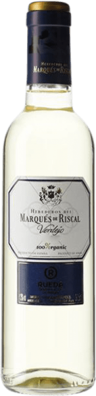 10,95 € Бесплатная доставка | Белое вино Marqués de Riscal Молодой D.O. Rueda Половина бутылки 37 cl