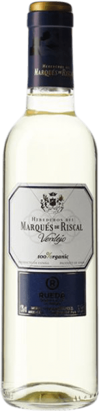 9,95 € Free Shipping | White wine Marqués de Riscal Young D.O. Rueda Half Bottle 37 cl