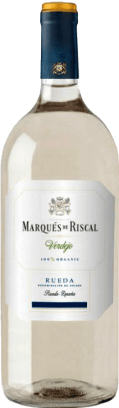 18,95 € Free Shipping | White wine Marqués de Riscal Joven D.O. Rueda Castilla y León Spain Verdejo Magnum Bottle 1,5 L