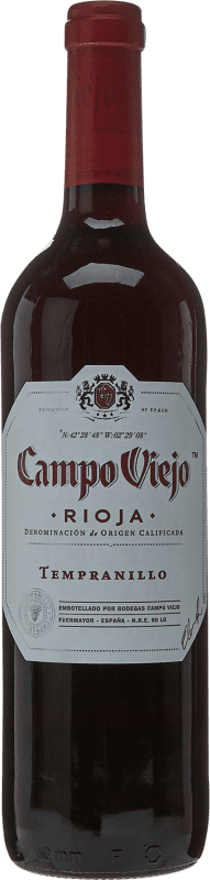 5,95 € Free Shipping | Red wine Campo Viejo Crianza D.O.Ca. Rioja The Rioja Spain Tempranillo Bottle 75 cl