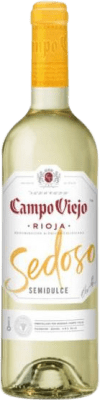 Бесплатная доставка | Белое вино Campo Viejo Semiseco — Полусухое молодое D.O.Ca. Rioja Ла-Риоха Испания Macabeo — Макабео 75 cl