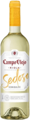 Free Shipping | White wine Campo Viejo Semi-Dry Semi-Sweet Young D.O.Ca. Rioja The Rioja Spain Macabeo 75 cl