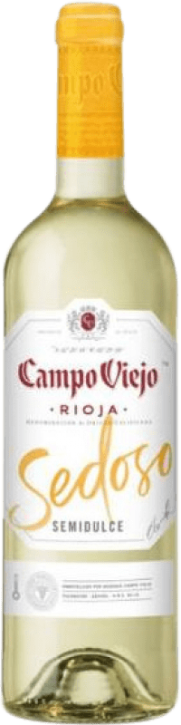 5,95 € | Белое вино Campo Viejo Полусухое Полусладкое Молодой D.O.Ca. Rioja Ла-Риоха Испания Macabeo 75 cl
