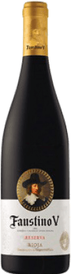 Envío gratis | Vino Tinto Faustino V Reserva D.O.Ca. Rioja La Rioja España Tempranillo, Mazuelo, Cariñena Media Botella 37 cl