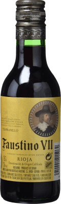 1,95 € | Rosé wine Faustino VII Young D.O.Ca. Rioja The Rioja Spain Tempranillo, Grenache Small Bottle 18 cl